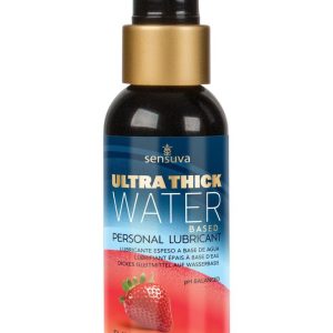 Густа змазка на водній основі sensuva ultrathick water based strawberry (57 мл) без парабенів