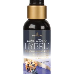 Змазка водно силіконова sensuva hybrid blueberry muffin 57 мл без цукру, можна для оральних пестощів