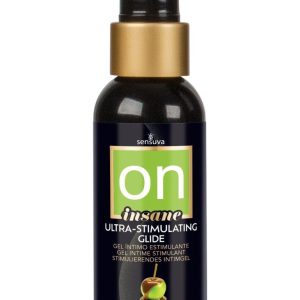 Збуджувальна змазка на гібридній основі sensuva ultra stimulating on insane caramel apple (57 мл)