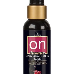 Збуджувальна змазка на гібридній основі sensuva ultra stimulating on insane cherry pop (57 мл)