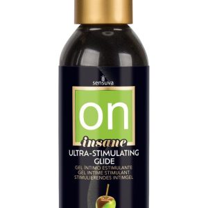 Збуджувальна змазка на гібридній основі sensuva ultra stimulating on insane caramel apple (125 мл)