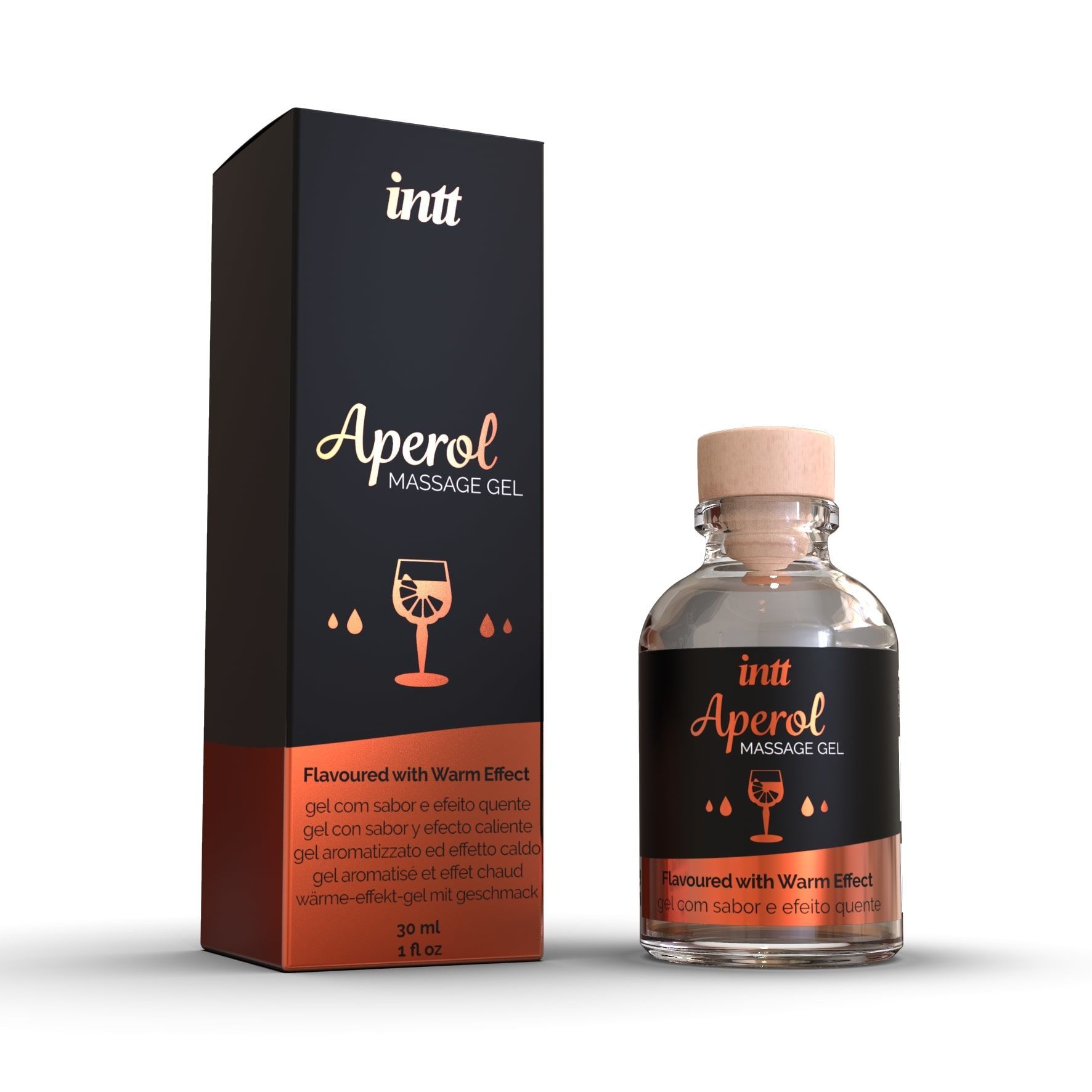 Масажний гель для інтимних зон intt aperol (30 мл) розігрівальний