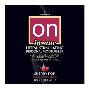 Пробник sensuva ultra stimulating on insane cherry pop (6 мл)