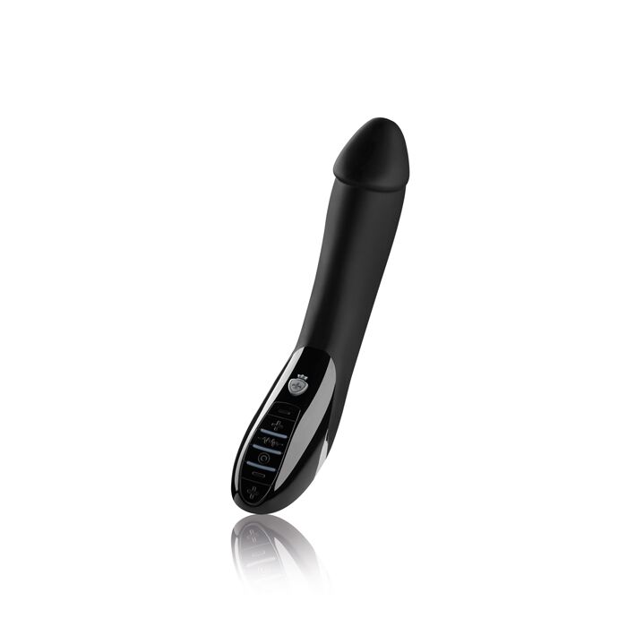 Вібратор з електростимуляцією mystim tickling truman estim black, міостимулятор