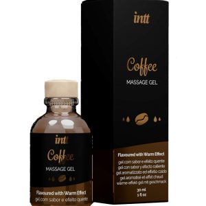 Масажний гель для інтимних зон intt coffee (30 мл) розігрівальний