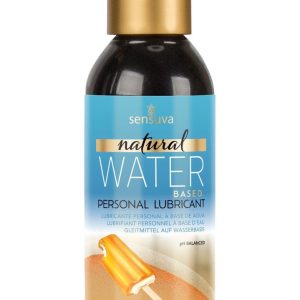 Змазка на водній основі sensuva natural water based orange creamsicle 125мл без гліцерину, парабенів