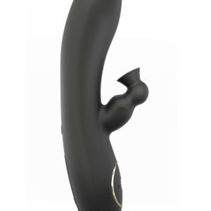 Вакуумний вібратор кролик dorcel divine rabbit з вібрацією, 10 режимів вібрації: 3 режими вакууму