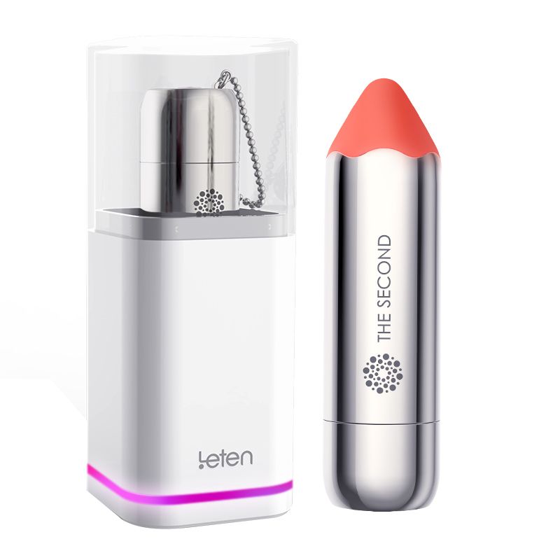 Віброкуля leten the second scented orange з індукційною зарядкою, водонепроникна, дуже потужна