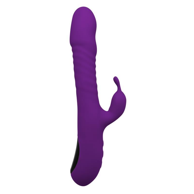 Вібратор кролик з підігрівом і ротацією alive romax purple