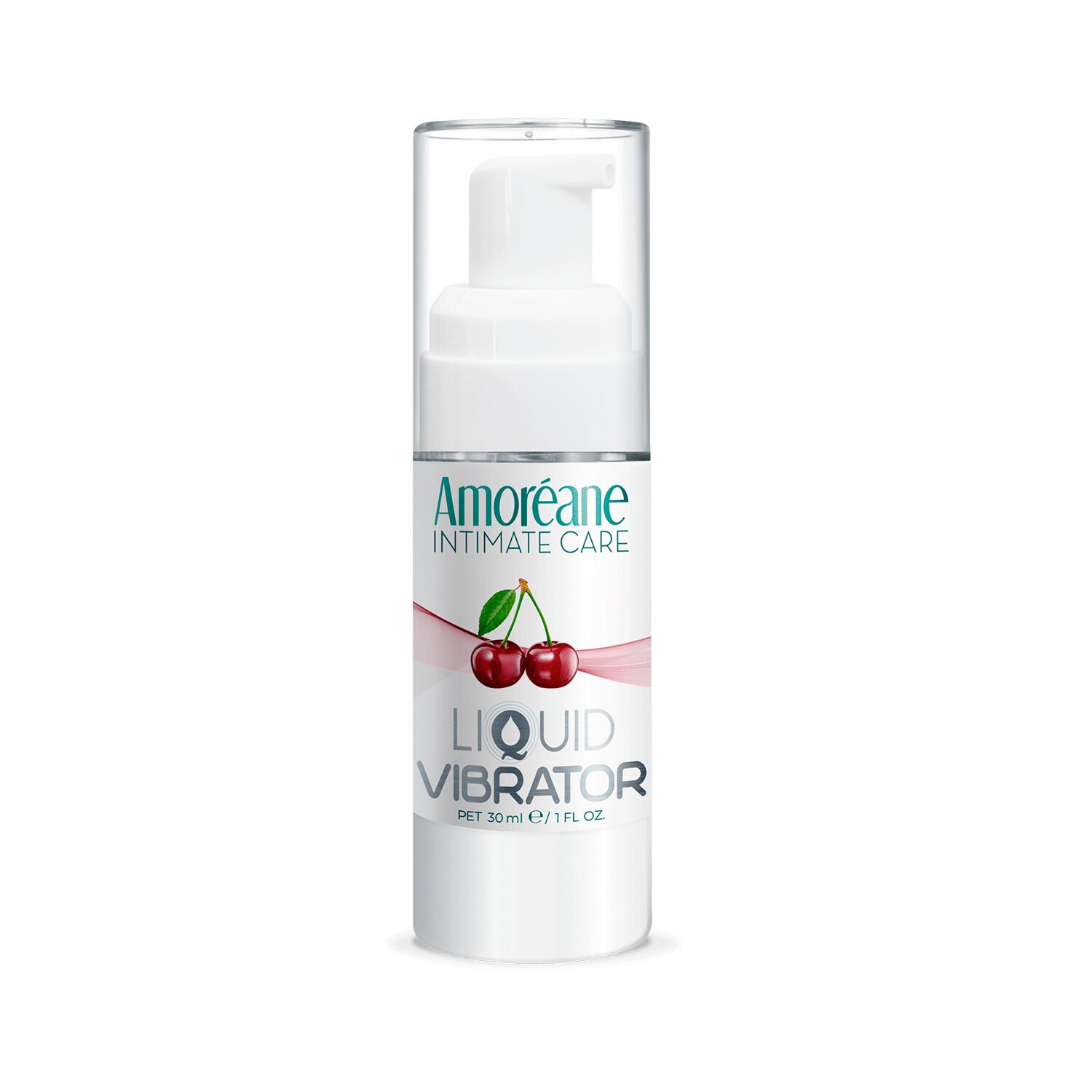 Лубрикант з ефектом вібрації amoreane med liquid vibrator cherry (30 мл)