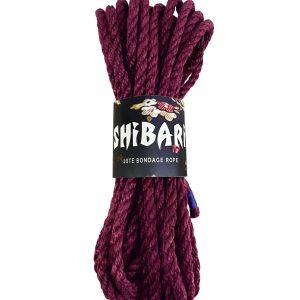 Джутова мотузка для шібарі feral feelings shibari rope, 8 м фіолетова