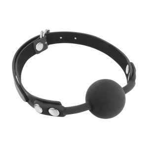 Класичний кляп з силіконовою кулькою fetish tentation silicone gag ball