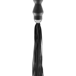 Флогер з ручкою анальним плагом fetish tentation whip with plug handle