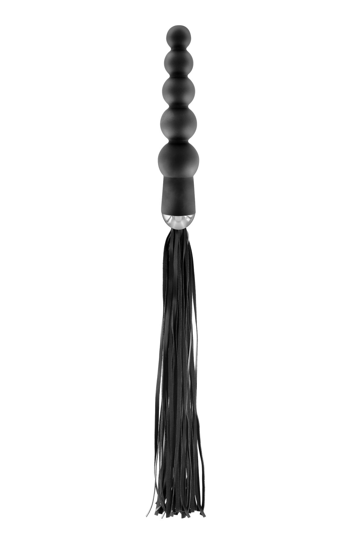 Флогер з ручкою анальним намистом fetish tentation whip with rosary handle