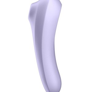 Смарт вібратор та вакуумний стимулятор 2в1 satisfyer dual pleasure mauve