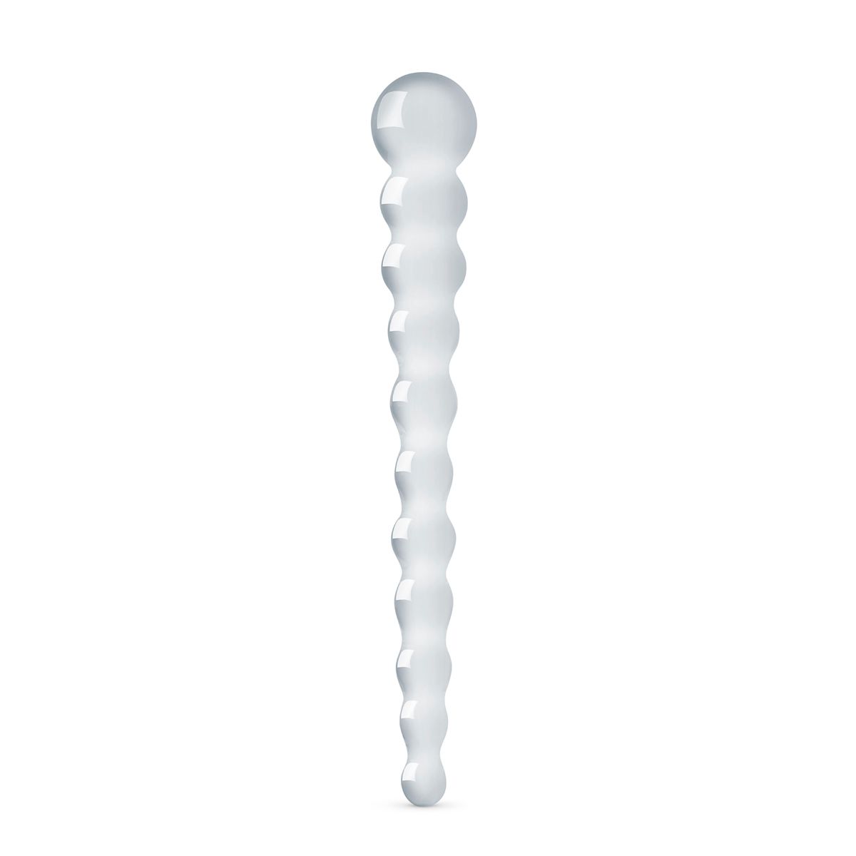 Скляний дилдо у вигляді намистин gildo glass dildo no. 20