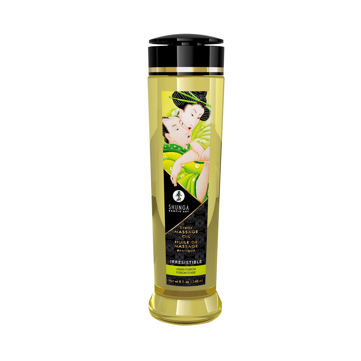Масажна олія shunga irresistible – asian fusion (240 мл) натуральна зволожувальна